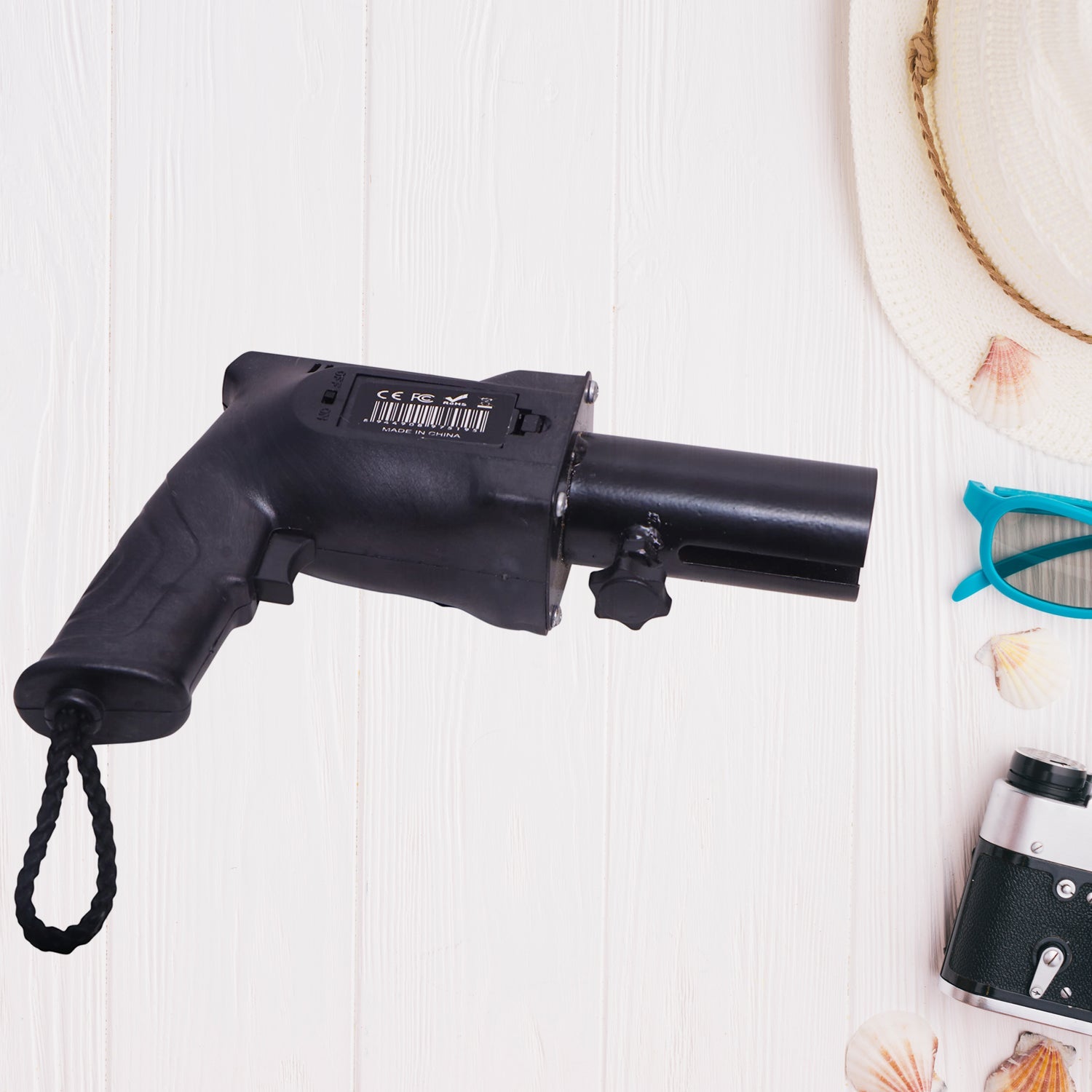 4518 Pyro Party Gun Hand Held Gun Toy for Parties Functions Events and All Kind of Celebrations, Plastic Gun, (pyros not Included) DeoDap 4518 Pyro Party Gun Hand Held Gun Toy for Parties Functions Events and All Kind of Celebrations, Plastic Gun, (pyros not Included) DeoDap